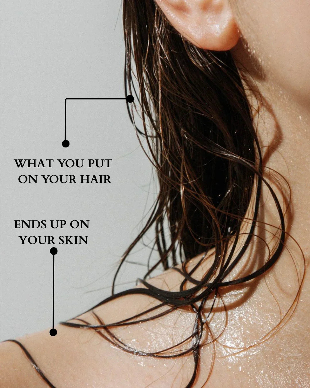 What You Put on Your Hair Ends Up on Your Skin
