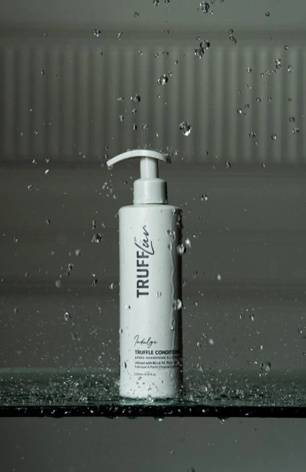 Truffle Conditioner for your haircare routine, to be applied after shampoo & hair mask.