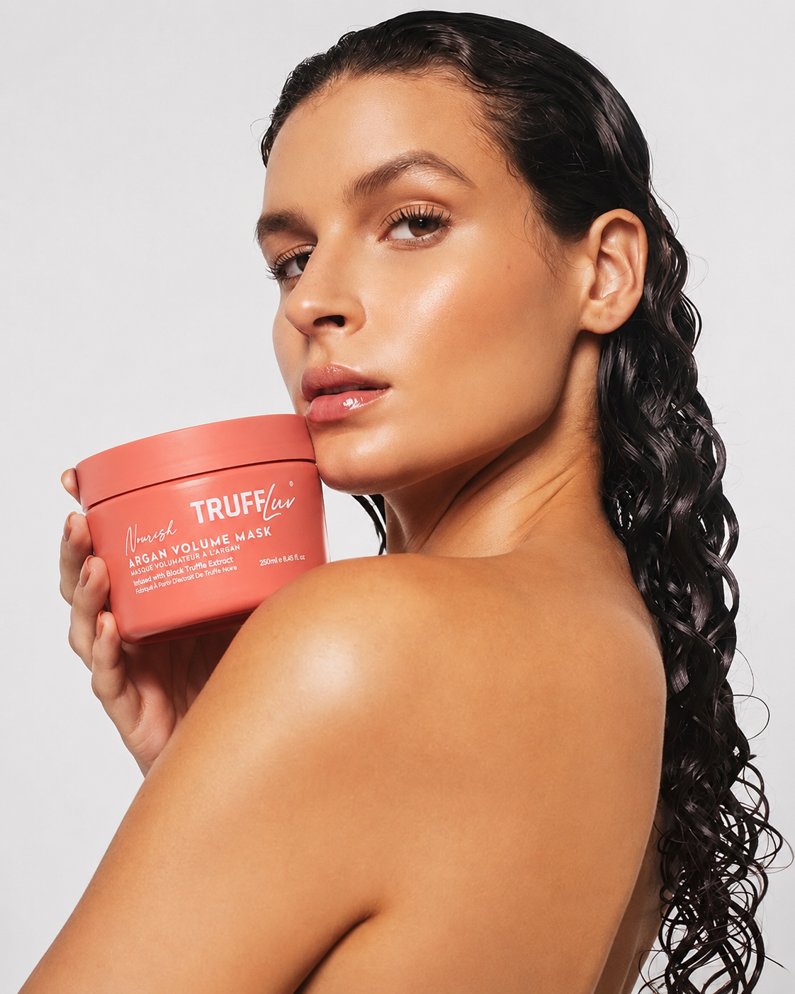 Natural Argan Oil Hair Mask for Volume and Smooth Hair